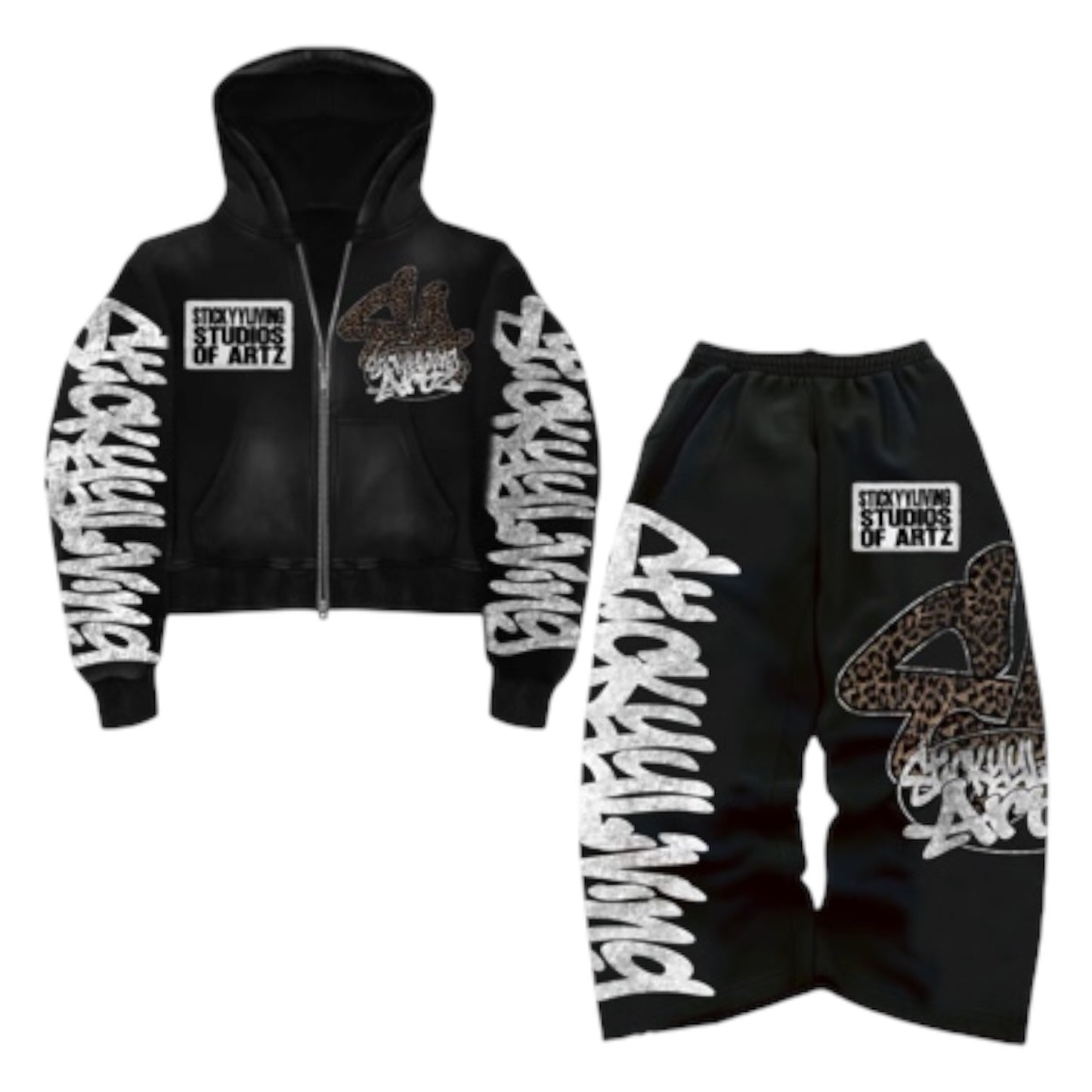 Stickyy Art Sweats Black